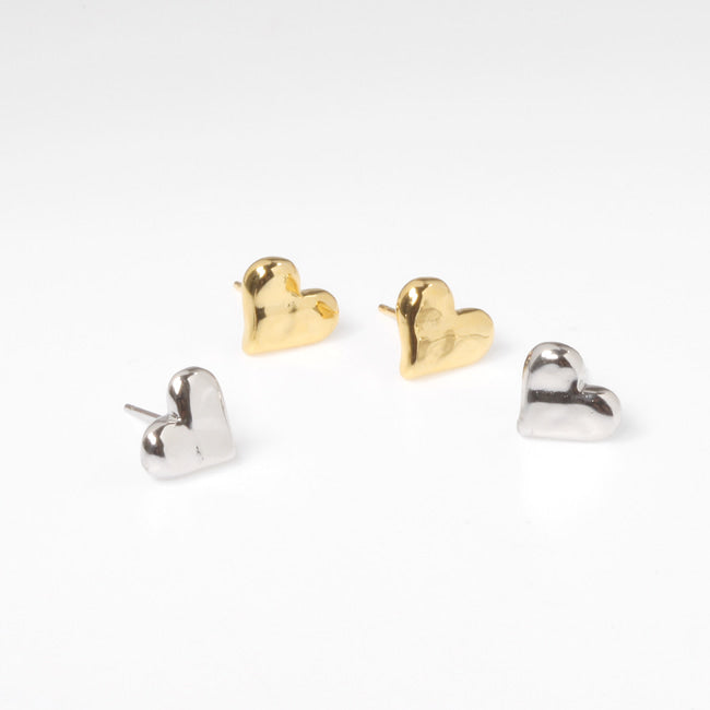 Melted Heart Earrings