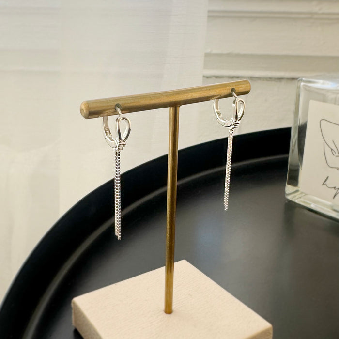 Dainty Bowline Earrings