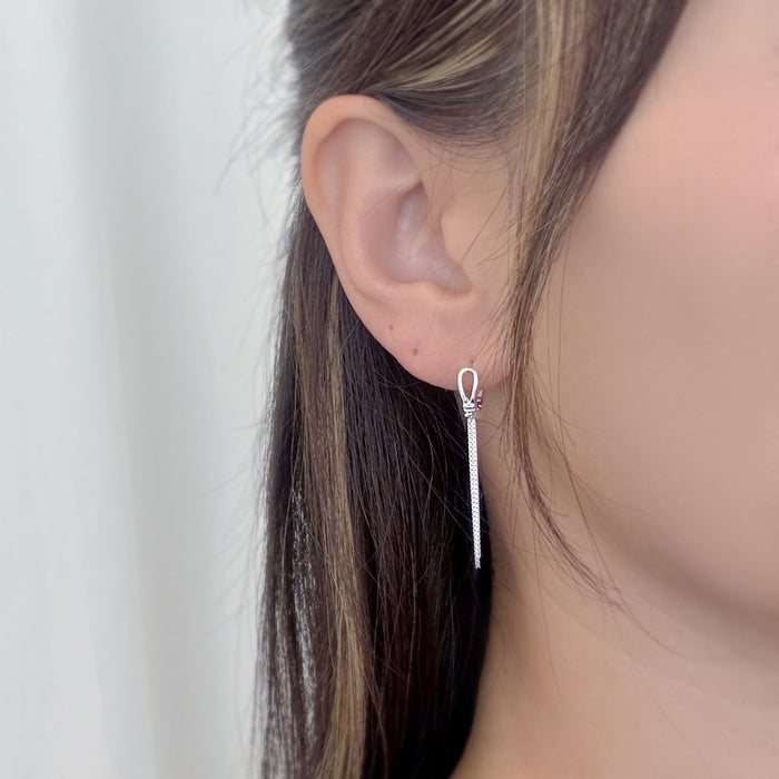 Dainty Bowline Earrings