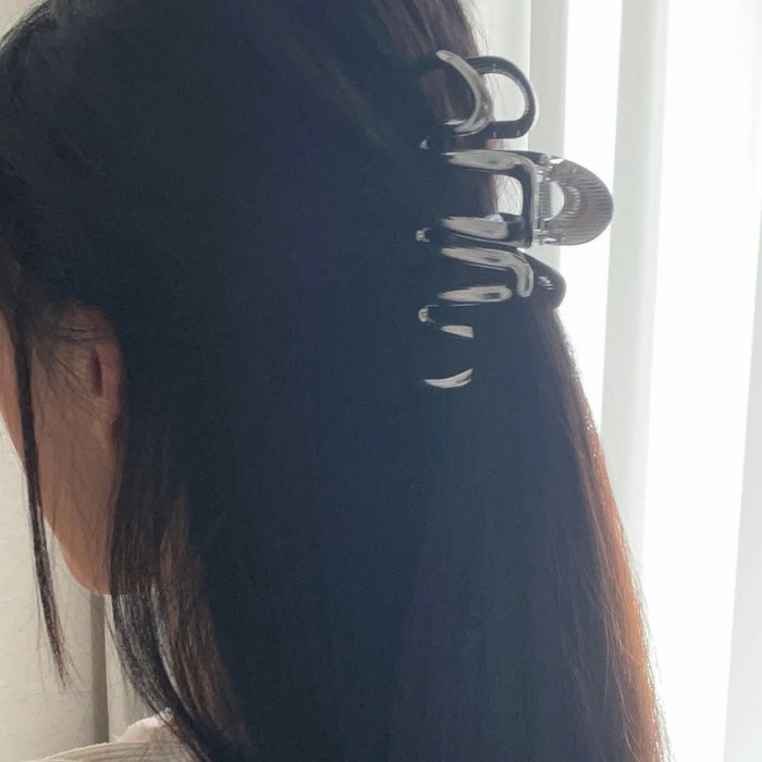 Gold & Silver hair claw clip