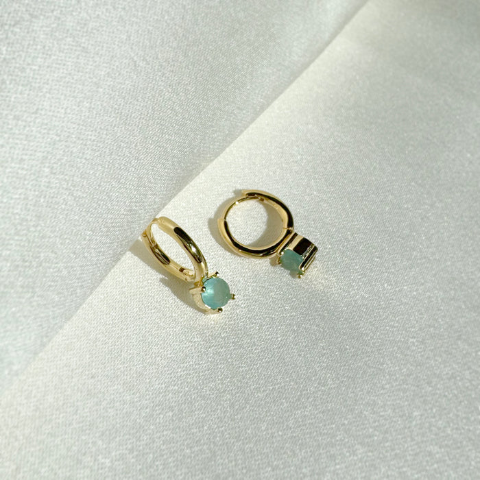 Evergreen Sparkle Drop Earrings