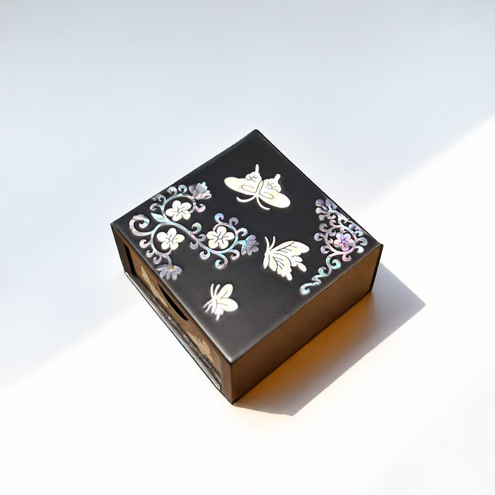Square Butterfly mini Jewelry Box