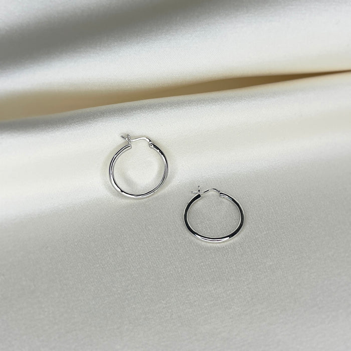 Simple Mid Ring Earrings