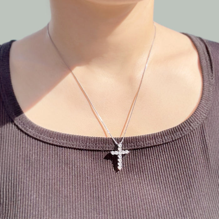 Celeste Cross Necklace