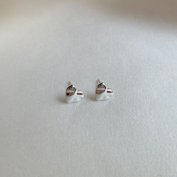 Melted Heart Earrings