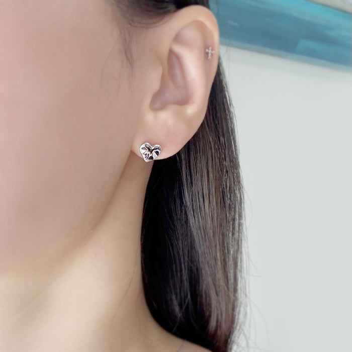 Melted Heart Earrings