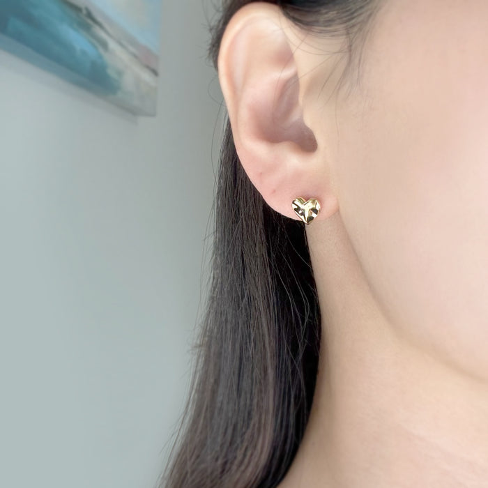 Melted Heart Earrings