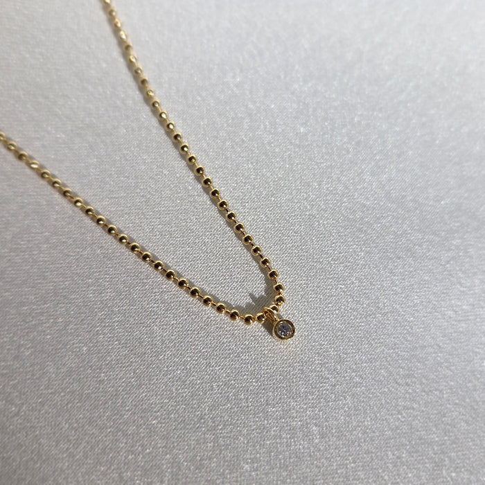 Halo Drop Necklace