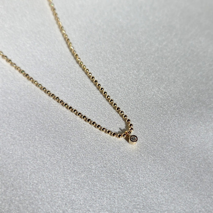 Halo Drop Necklace