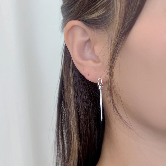 Dainty Bowline Earrings