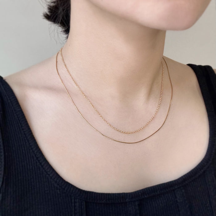 Layered Snake Chain Necklace