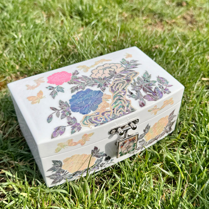 Blanche Peony Jewerly Box