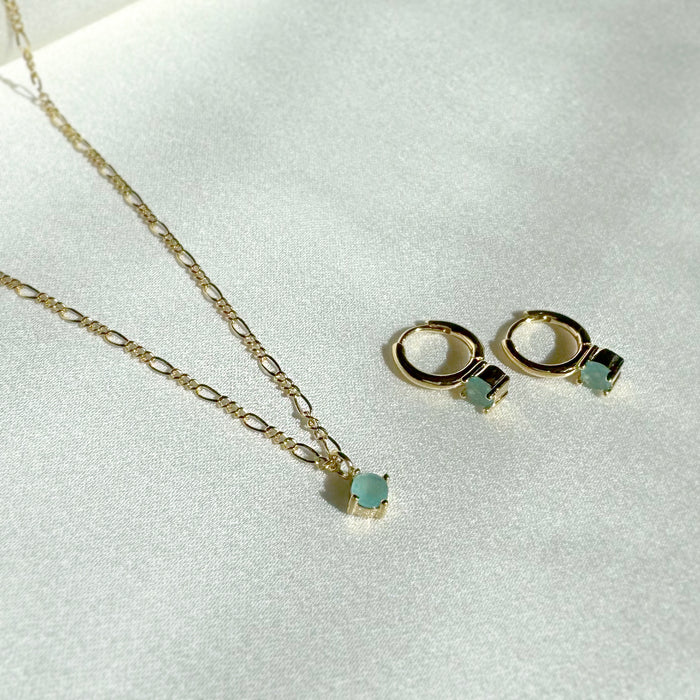 Evergreen Sparkle Drop Earrings
