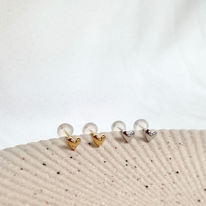 Petite Heart Earrings