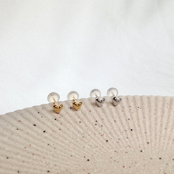 Petite Heart Earrings