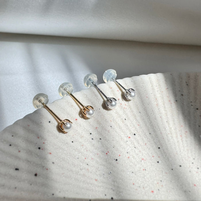 Petite Pearl Dot Earrings