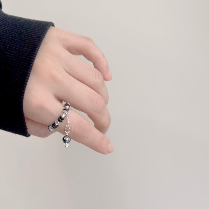 Luna Pearl Drop Ring