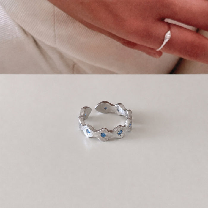 Blue Star Ring